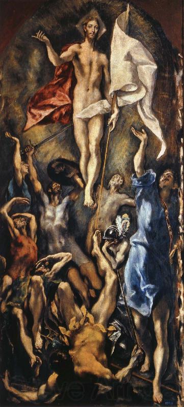 El Greco The Resurrection Norge oil painting art